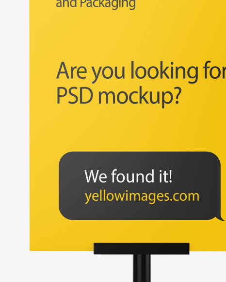 Advertising Board Mockup PSD #1