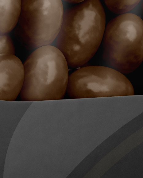 Box with Chocolate Dragee Mockup PSD #1