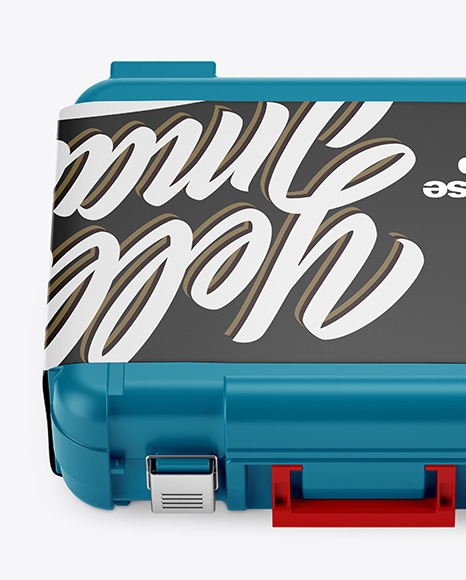 Tool Case Mockup   Half Side View (High Angle Shot) PSD #1