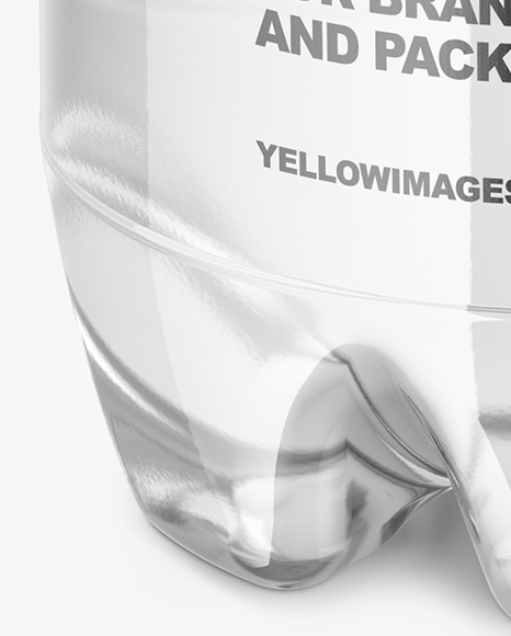 Clear PET Water Can Mockup PSD #1