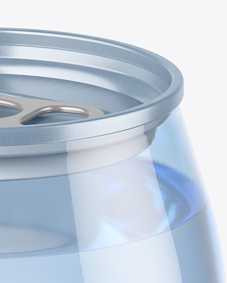 Blue PET Water Can Mockup PSD #1
