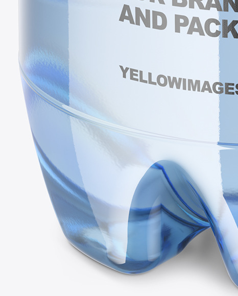 Download Blue Pet Water Can Mockup In Can Mockups On Yellow Images Object Mockups