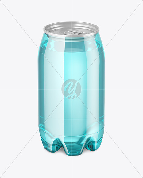 Download Clear Pet Drink Can Mockup In Can Mockups On Yellow Images Object Mockups