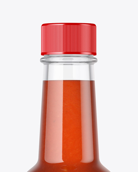 Bottle with Tomato Sauce Mockup PSD #6