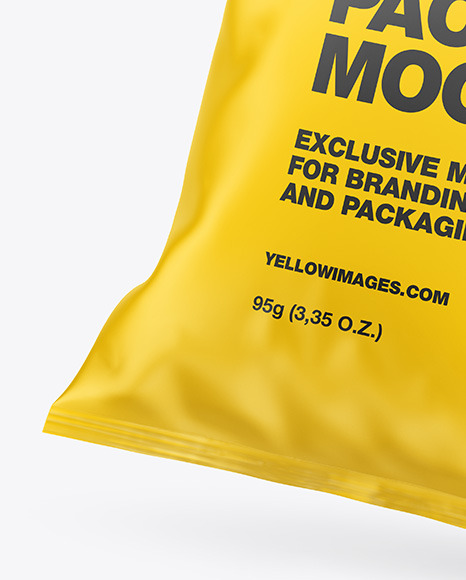 Matte Snack Package Mockup PSD #7