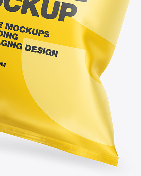 Matte Snack Package Mockup PSD #5
