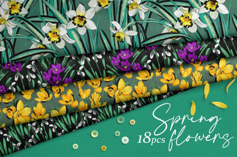 Spring Flowers Pattern Collection