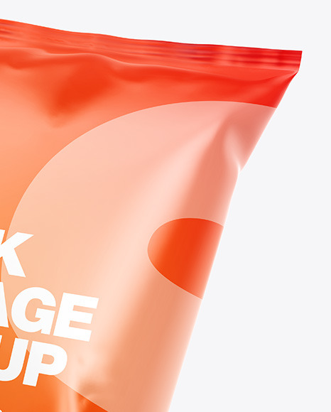 Glossy Snack Package Mockup PSD #6