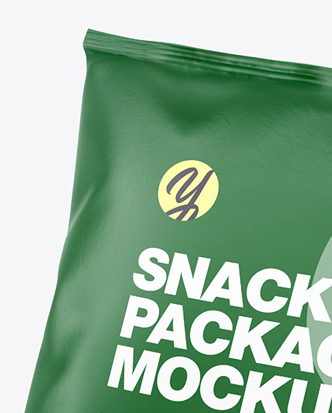 Paper Snack Package Mockup PSD #1