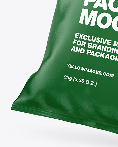 Paper Snack Package Mockup PSD #7
