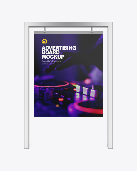 Advertising Board Frame Mockup