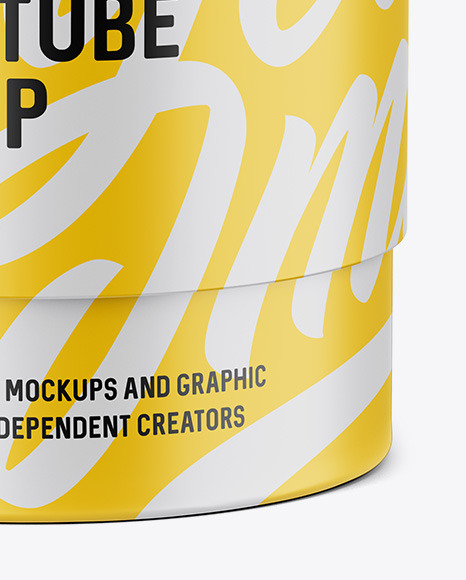 Paper Tube Mockup PSD #1