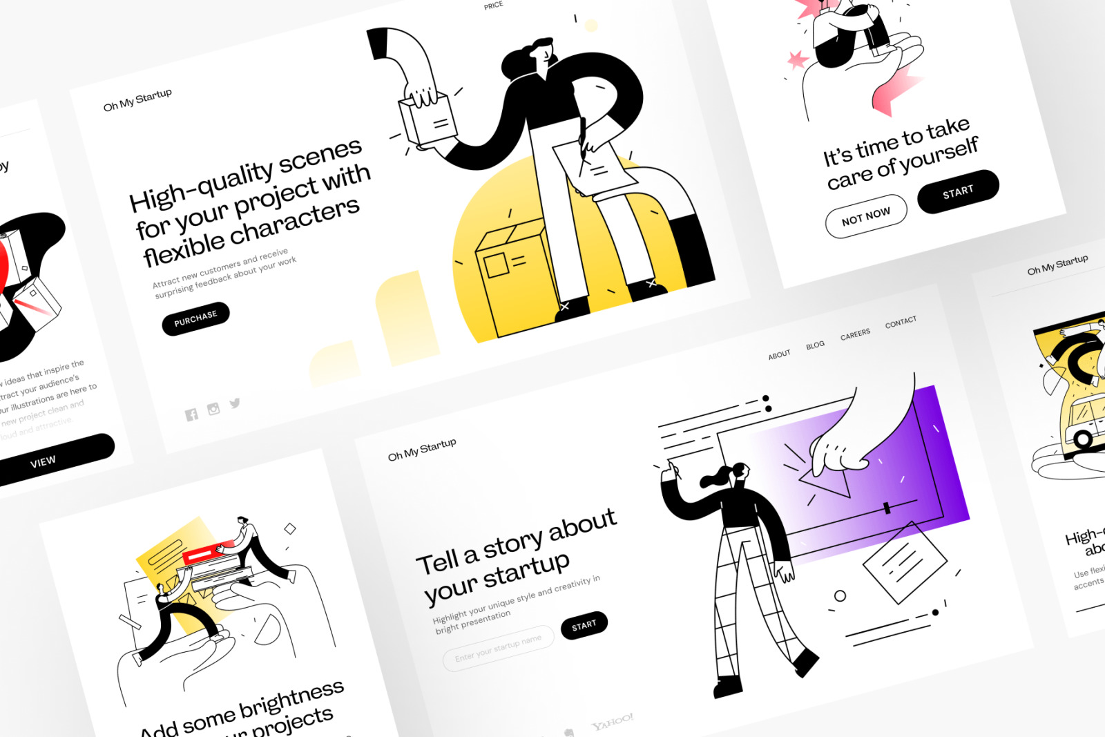 Oh My Startup Illustrations