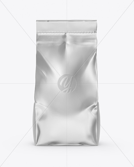 Download Metallic Food Bag Mockup In Bag Sack Mockups On Yellow Images Object Mockups