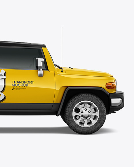 Off-Road SUV Mockup - Side View