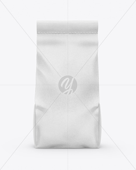 Download Matte Food Bag Mockup In Bag Sack Mockups On Yellow Images Object Mockups