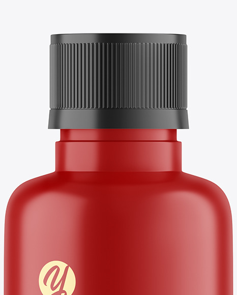 Matte Plastic Bottle Mockup PSD #2