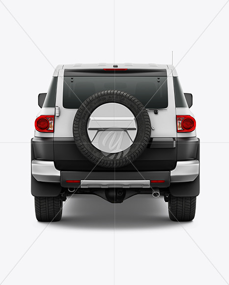 Download Off-Road SUV Mockup - Back View Free Mockups
