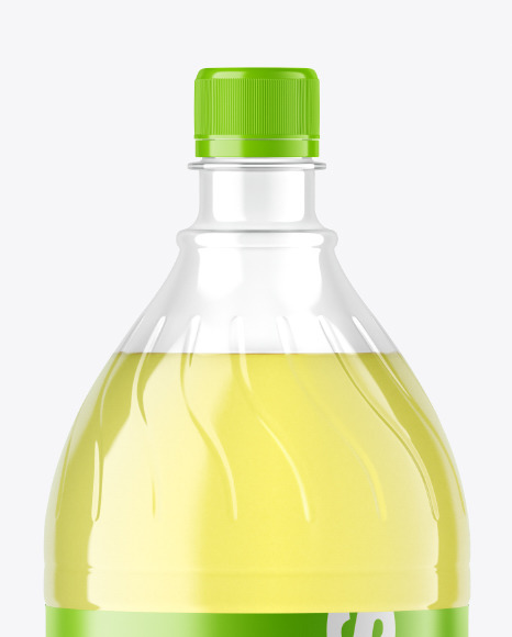 Lime Soft Drink Bottle Mockup PSD #2