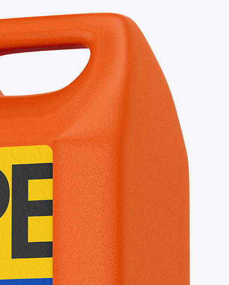 Textured Jerrycan Mockup PSD #6
