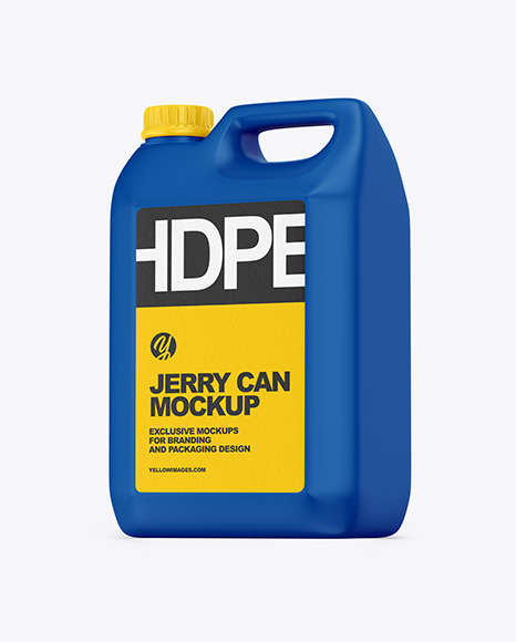 Plastic Jerrycan Mockup