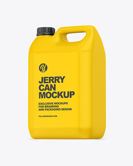Plastic Jerrycan Mockup PSD #2