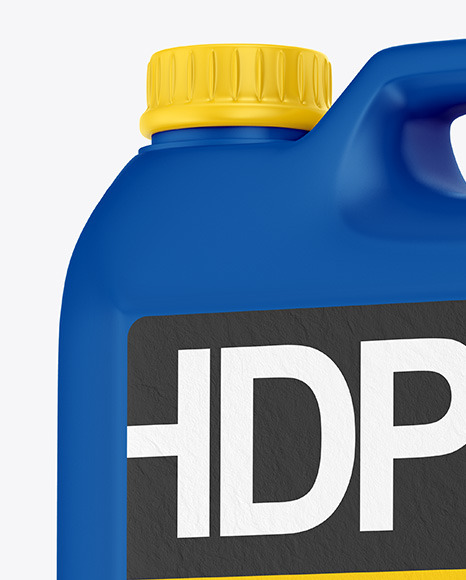 Plastic Jerrycan Mockup PSD #1