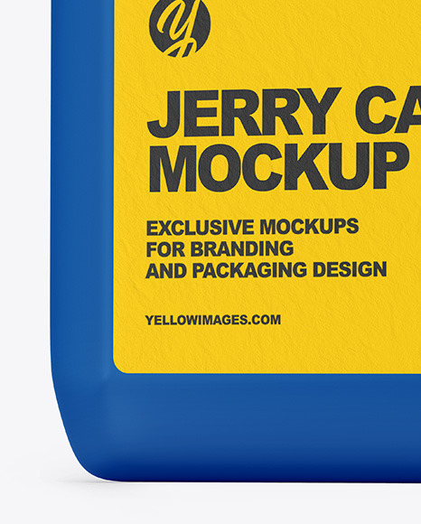 Plastic Jerrycan Mockup PSD #7