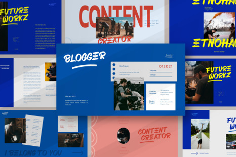 blogger Powerpoin Template