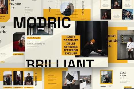 MODRIC Powerpoint Template