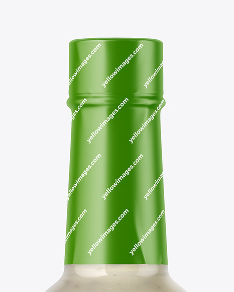 Bottle with Garlic Sauce Mockup PSD #1