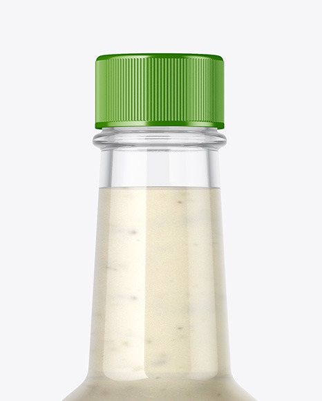 Bottle with Garlic Sauce Mockup PSD #6