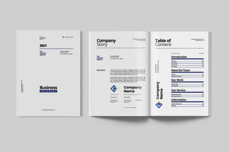 Simple and Elegant Company Proposal Template