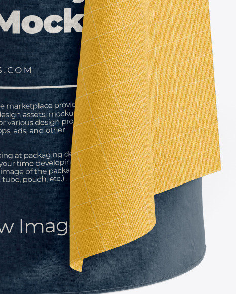Laundry Bag w  Towel Mockup PSD #7