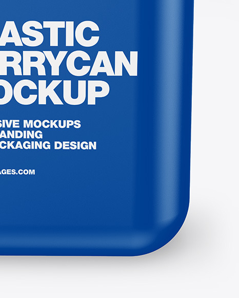 Plastic Jerrycan Mockup PSD #1