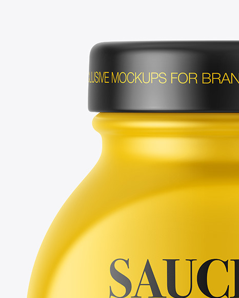 Plastic Jar Mockup PSD #1