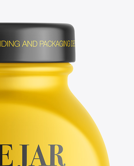 Plastic Jar Mockup PSD #6