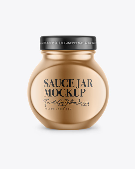 Download Metallic Jar Mockup In Jar Mockups On Yellow Images Object Mockups