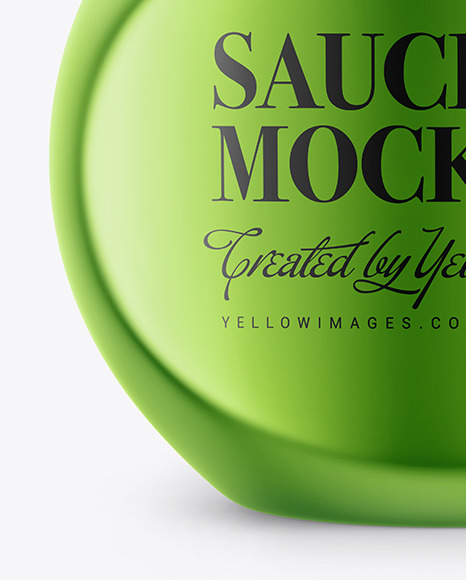 Metallic Jar Mockup PSD #5