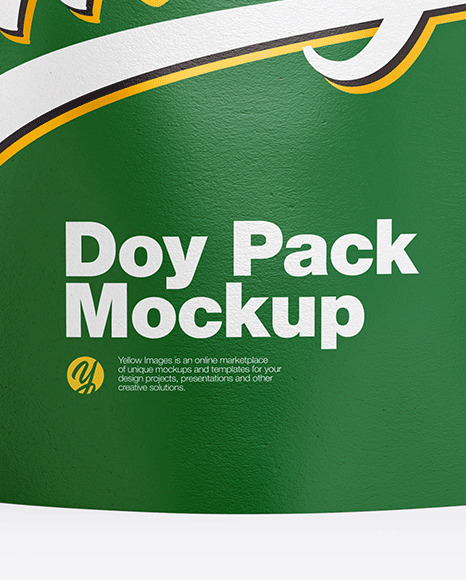 Two Textured Stand Up Pouches Mockup PSD #1