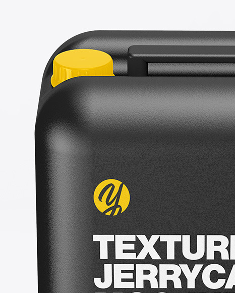 Textured Jerrycan Mockup PSD #2
