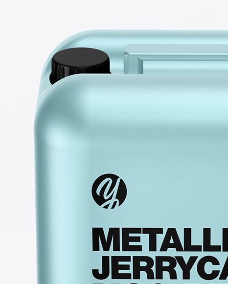 Metallic Jerrycan Mockup PSD #2