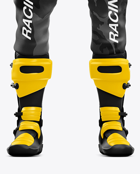 Motocross Racing Kit Mockup   Front View PSD #1