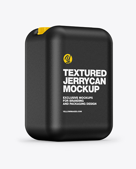 Textured Jerrycan Mockup