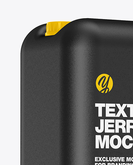 Textured Jerrycan Mockup PSD #2