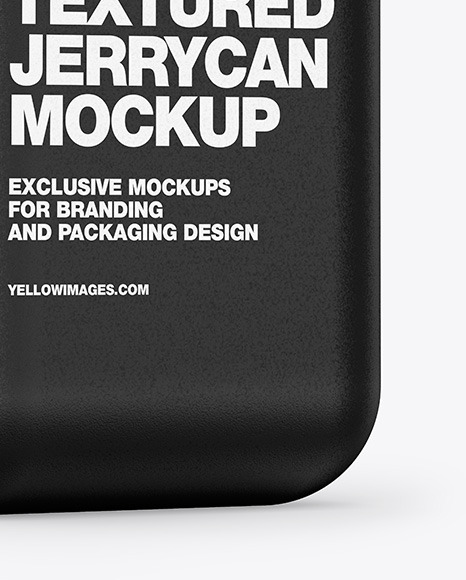 Textured Jerrycan Mockup PSD #1