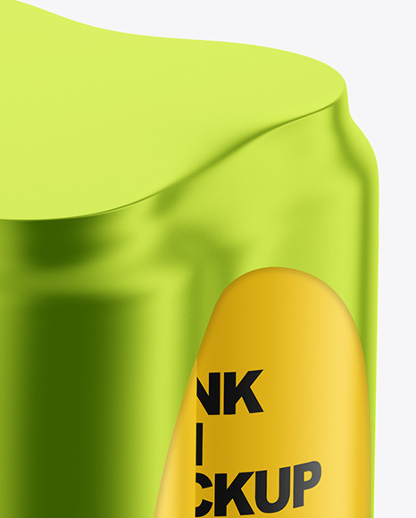 6 Pack Matte Cans Mockup PSD #7