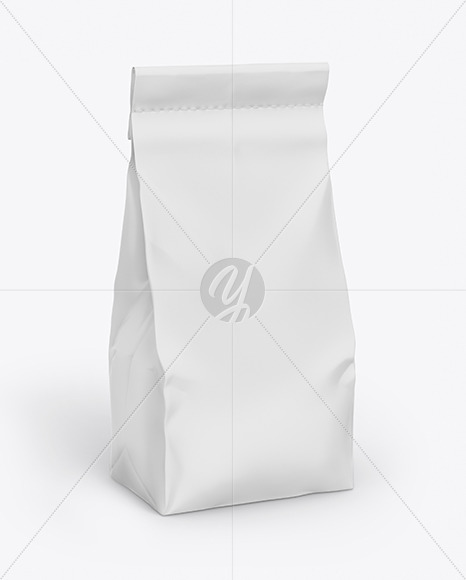 Download Kraft Paper Food Bag Mockup In Bag Sack Mockups On Yellow Images Object Mockups