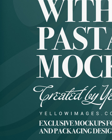 Paper Box With Conchiglie Pasta Mockup PSD #2