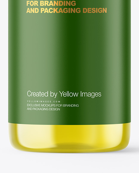 Color Plastic Bottle Mockup PSD #1